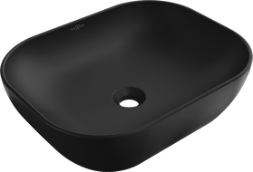 Mexen Rosa umyvadlo na desku 50 x 40 cm, černá mat - 21095085