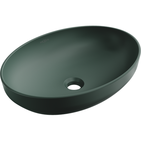 Mexen Cornelia umyvadlo na desku 50 x 37 cm, tmavě zelená mat - 21885047