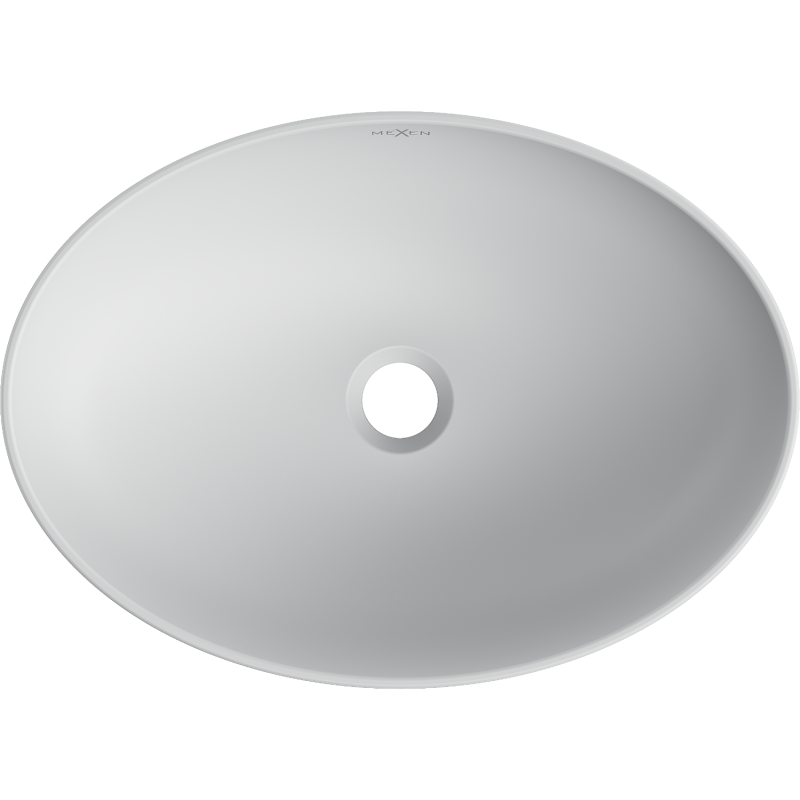 Mexen Cornelia umyvadlo na pracovní desku 50 x 37 cm, platinový mat - 21885063