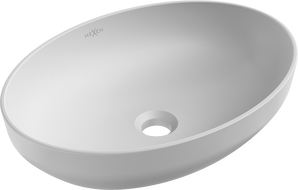 Mexen Cornelia umyvadlo na pracovní desku 50 x 37 cm, platinový mat - 21885063