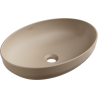 Mexen Cornelia umyvadlo na desku 50 x 37 cm, cappuccino mat - 21885064