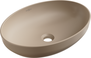 Mexen Cornelia umyvadlo na desku 50 x 37 cm, cappuccino mat - 21885064