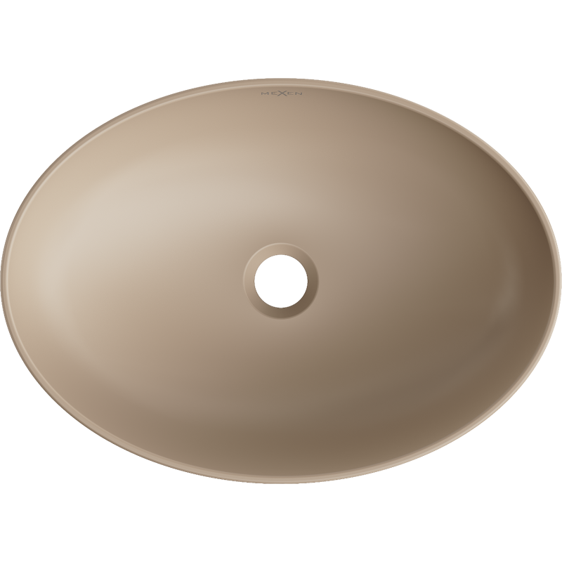 Mexen Cornelia umyvadlo na desku 50 x 37 cm, cappuccino mat - 21885064