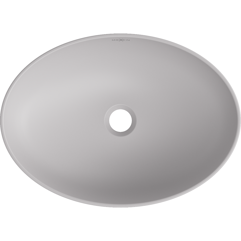 Mexen Cornelia umyvadlo na desku 50 x 37 cm, šedá mat - 21885067