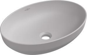 Mexen Cornelia umyvadlo na desku 50 x 37 cm, šedá mat - 21885067