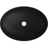 Mexen Cornelia umyvadlo na desku 50 x 37 cm, černá matná - 21885085
