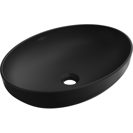 Mexen Cornelia umyvadlo na desku 50 x 37 cm, černá matná - 21885085