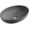Mexen Cornelia umyvadlo na desku 50 x 37 cm, tmavě šedá mat - 21885071