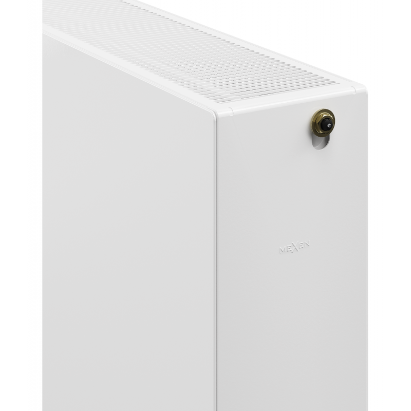 Mexen Flat CCF33 deskový radiátor 300 x 400 mm, spodní středové připojení, 496 W, bílý - W6C33F-030-040-00