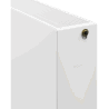 Mexen CCF33 Flat deskový radiátor 500 x 1500 mm, spodní středové připojení, 2851 W, bílý - W6C33F-050-150-00