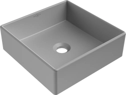 Mexen Goya umyvadlo na desku 35 x 35 cm, světle šedá mat - 22183561