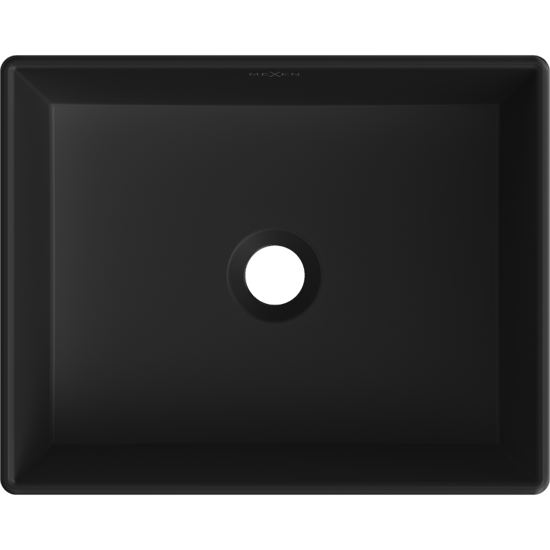 Mexen Goya umyvadlo na desku 40 x 32 cm, černá matná - 22184085