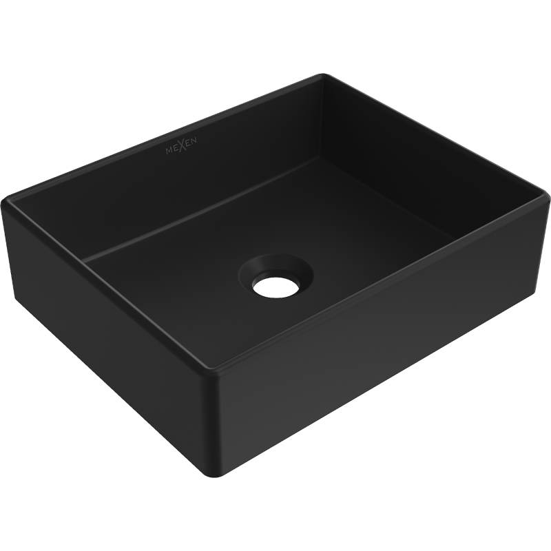 Mexen Goya umyvadlo na desku 40 x 32 cm, černá matná - 22184085