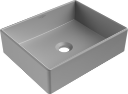 Mexen Goya umyvadlo na desku 40 x 32 cm, světle šedá matná - 22184061