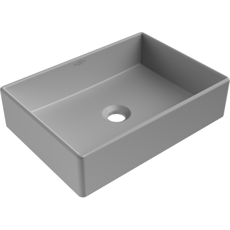 Mexen Goya umyvadlo na desku 45 x 32 cm, světlě šedá matná - 22184561