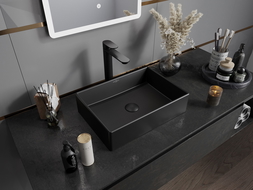 Mexen Goya umyvadlo na desku 45 x 32 cm, černá mat - 22184585