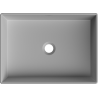 Mexen Goya umyvadlo na desku 51 x 37 cm, světle šedá matná - 22185061