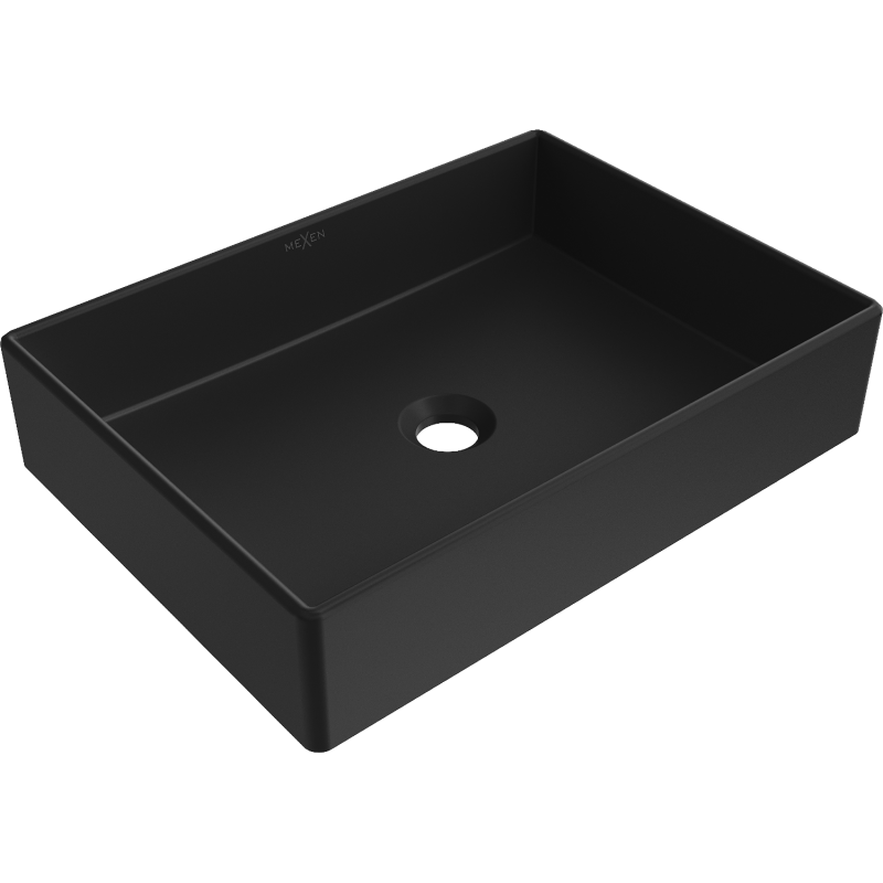 Mexen Goya umyvadlo na desku 51 x 37 cm, černá matná - 22185085