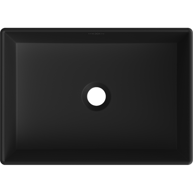 Mexen Goya umyvadlo na desku 51 x 37 cm, černá matná - 22185085