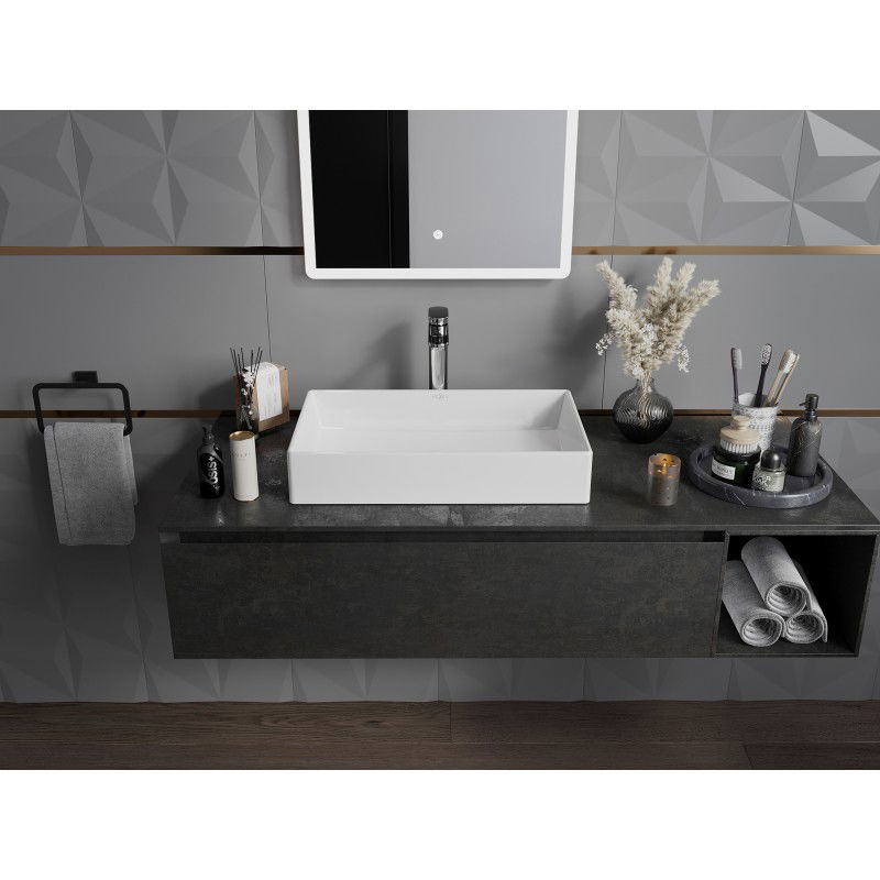 Mexen Goya umyvadlo na desku 60 x 37 cm, bílá - 22186000