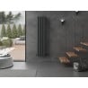 Mexen Dallas dekorativní radiátor 1600 x 360 mm, 1039 W, antracit - W214-1600-360-00-66