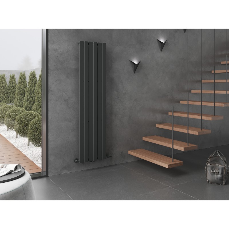 Mexen Boston designový radiátor 1800 x 452 mm, 888 W, antracit - W213-1800-452-00-66