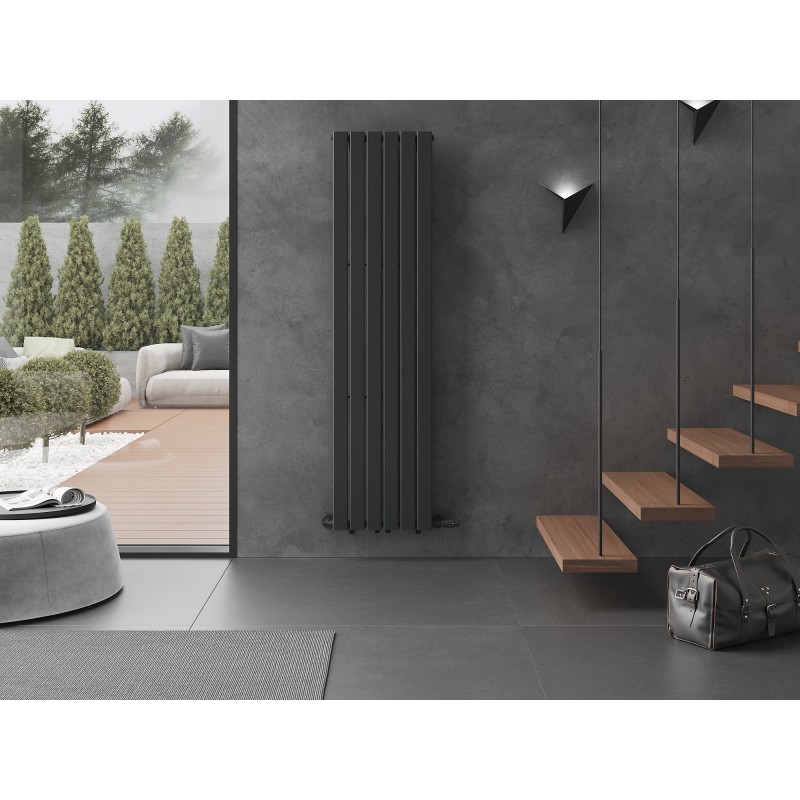 Mexen Boston designový radiátor 1800 x 452 mm, 888 W, antracit - W213-1800-452-00-66