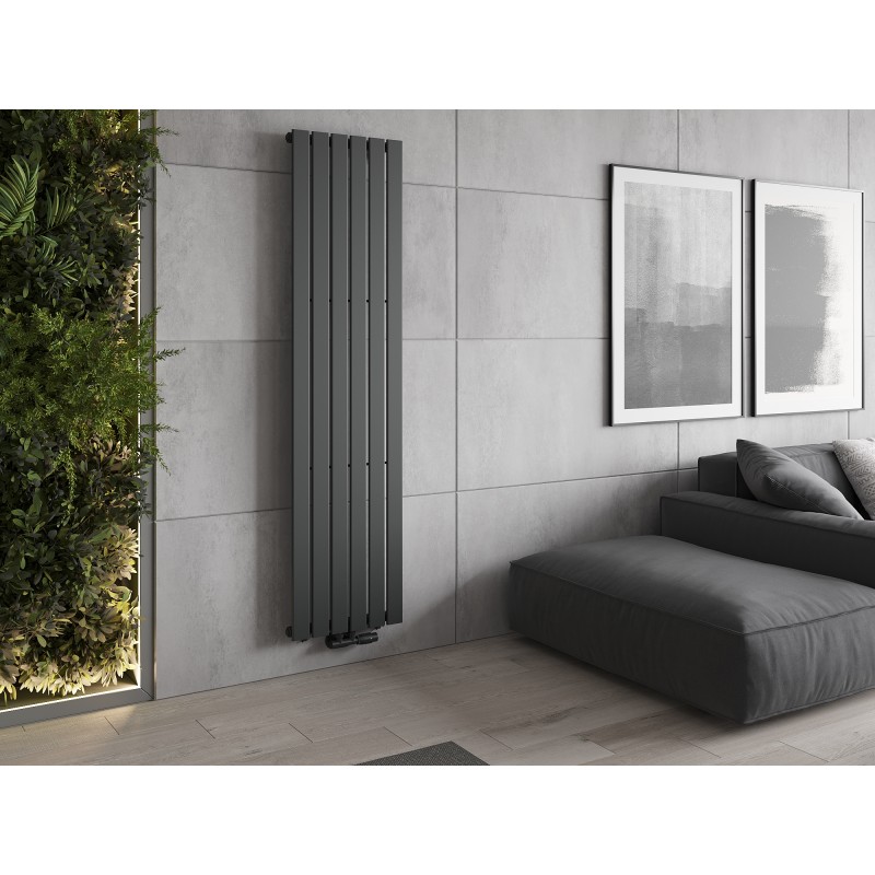 Mexen Boston designový radiátor 1800 x 452 mm, 888 W, antracit - W213-1800-452-00-66