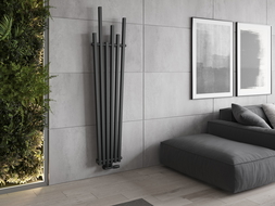 Mexen Omaha dekorativní radiátor 1800 x 420 mm, 655 W, antracit - W208-1800-420-00-66