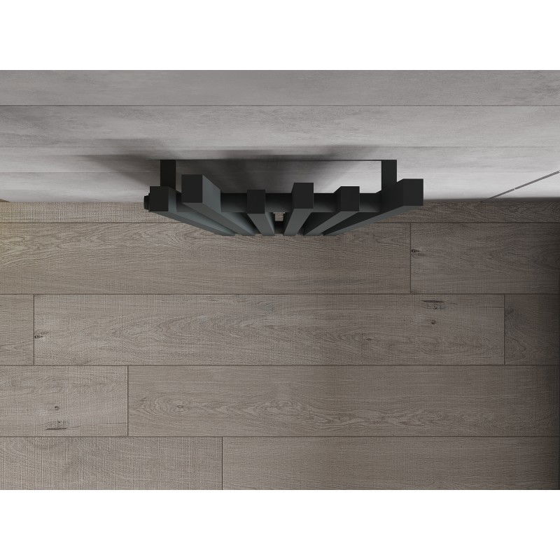 Mexen Omaha dekorativní radiátor 1800 x 420 mm, 655 W, antracit - W208-1800-420-00-66