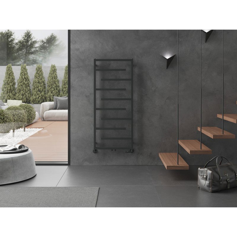 Mexen Orlando dekorativní radiátor 1380 x 600 mm, 445 W, antracit - W207-1380-600-00-66