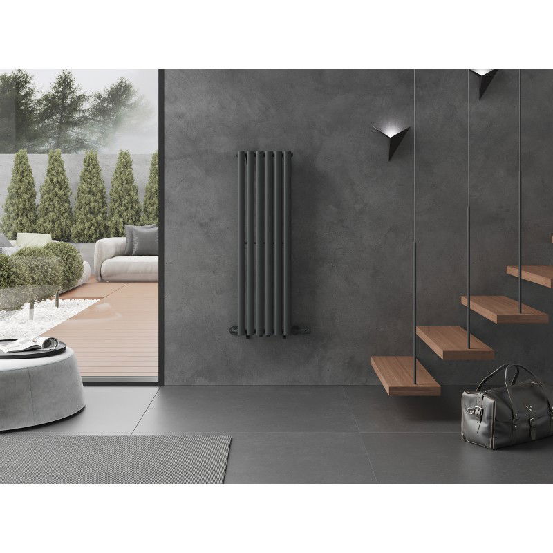 Mexen Oregon dekorativní radiátor 1200 x 360 mm, 417 W, antracit - W202-1200-350-00-66