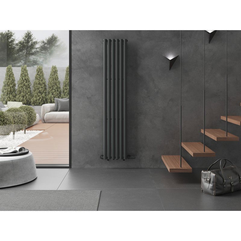 Mexen Oregon dekorativní radiátor 1800 x 360 mm, 604 W, antracit - W202-1800-350-00-66