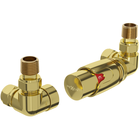 Mexen G00 termostatická sada axiální, zlatá - W903-900-50