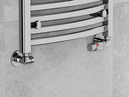 Mexen G00 termostatická sada osová s krycí rozetou R, chrom - W903-900-904-01