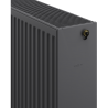 Mexen CC33 deskový radiátor 300 x 800 mm, středové spodní připojení, 1067 W, antracit - W6C33-030-080-66