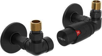 Mexen G00 sada termostatická osová s krytem R, černá - W903-900-904-70