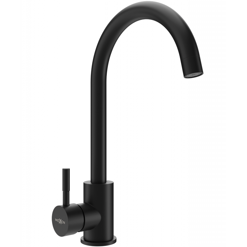 Mexen Foggia kuchyňská baterie, černá - 671800-70