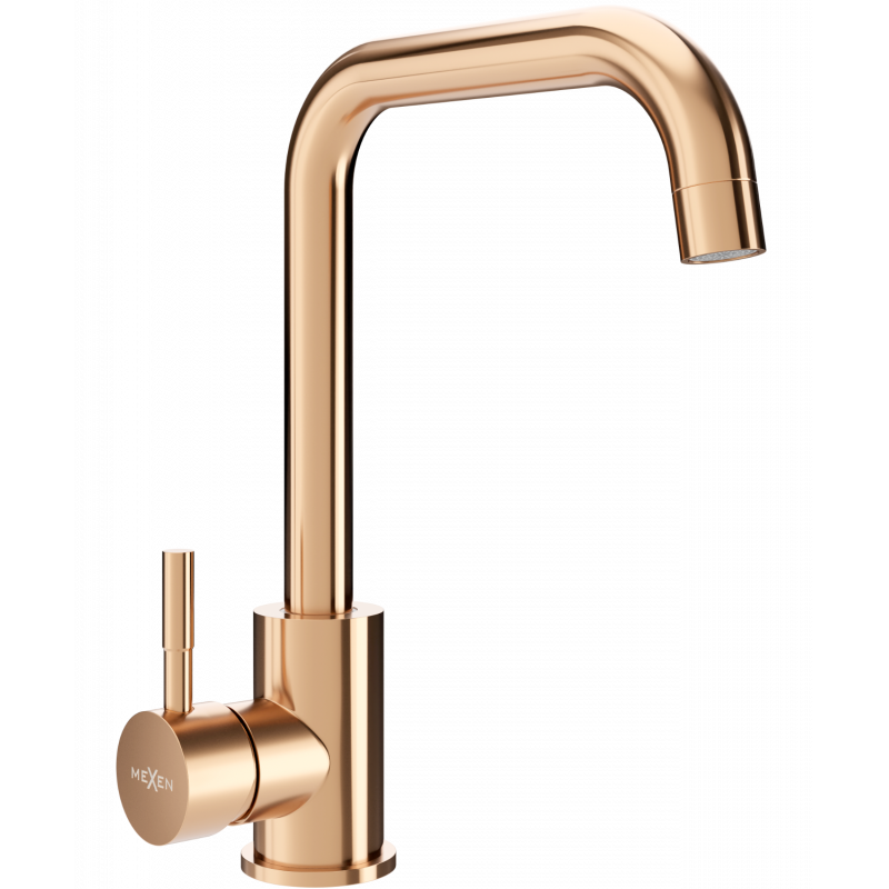 Mexen Modena kuchyňská baterie, růžové zlato - 671900-60