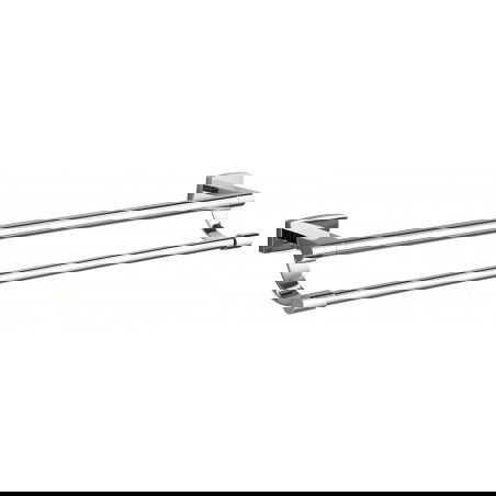 Mexen Zoja dvojitý držák na ručník, chrom - 7019125-00