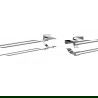 Mexen Zoja dvojitý držák na ručník, chrom - 7019125-00