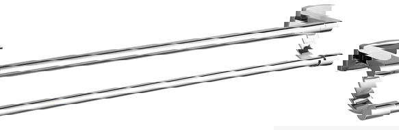 Mexen Zoja dvojitý držák na ručník, chrom - 7019125-00