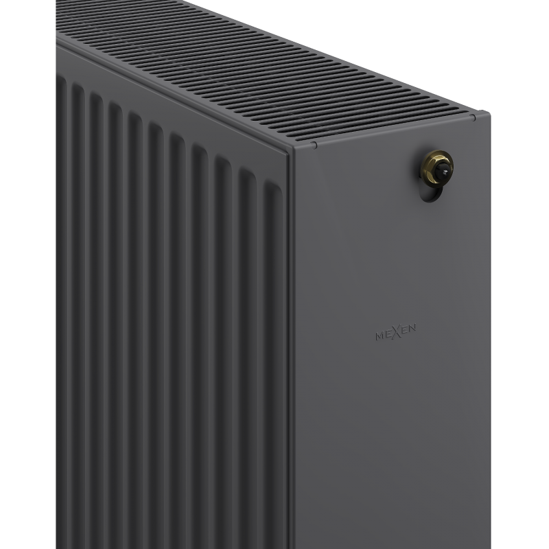 Mexen CC33 deskový radiátor 600 x 2400 mm, spodní středové připojení, 5603 W, antracit - W6C33-060-240-66