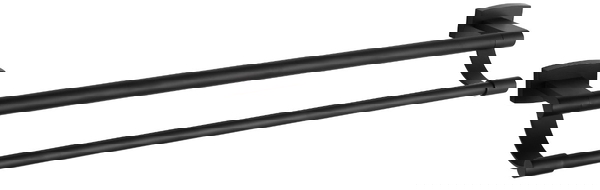 Mexen Zoja dvojitý věšák na ručník, černý - 7019125-70