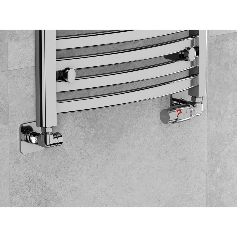 Mexen G00 termostatická sada osová s krytkou S, chrom - W903-900-909-01