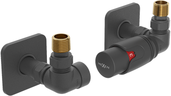 Mexen G00 sada termostatická osová s krytem S, antracit - W903-900-909-66