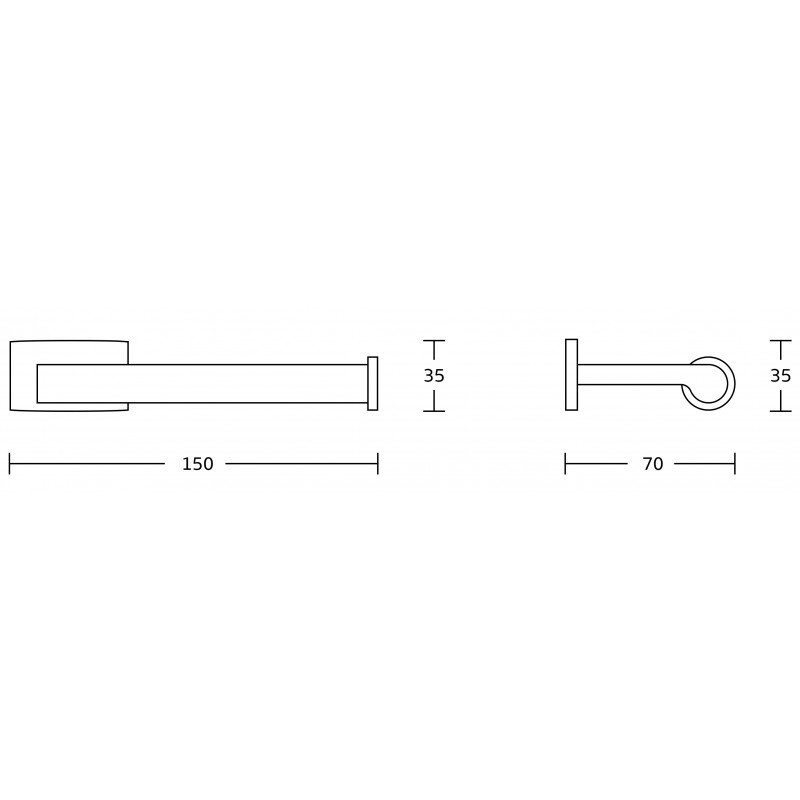 Mexen Zoja držák na toaletní papír, chrom - 70191333-00