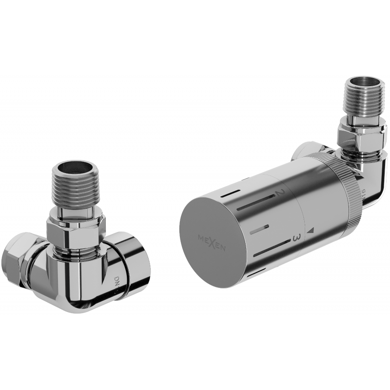 Mexen G05 osová termostatická sada, chrom - W903-958-01