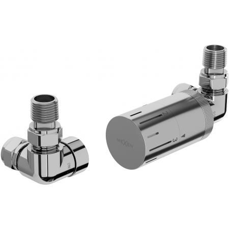 Mexen G05 osová termostatická sada, chrom - W903-958-01