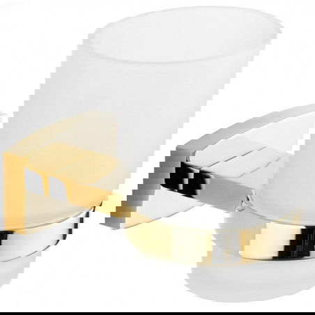 Mexen Zoja sklenice na zubní kartáčky, zlatá - 7019138-50